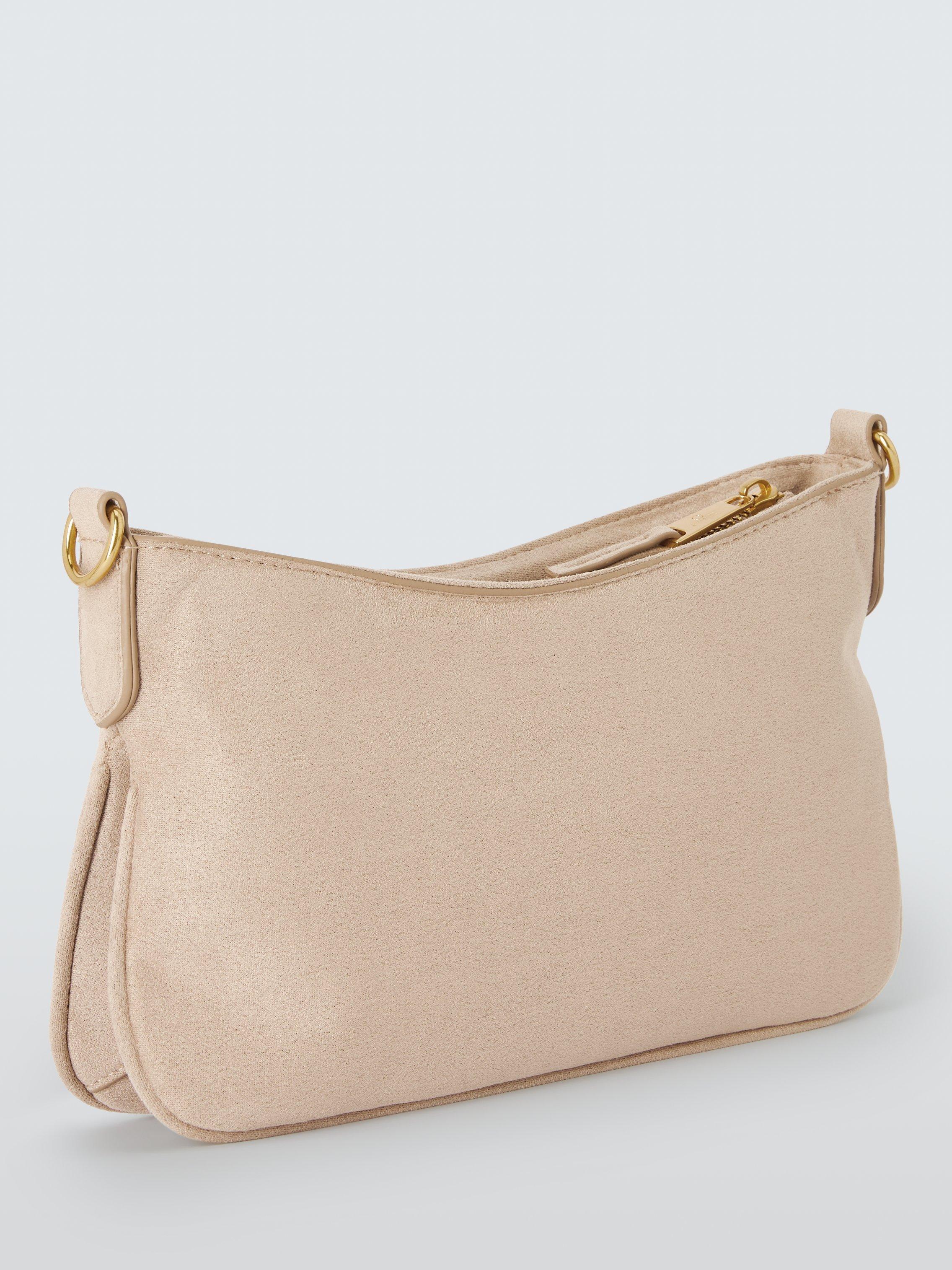 Product image 3 of 5, which shows John Lewis Juno Crossbody Bag, Mushroom