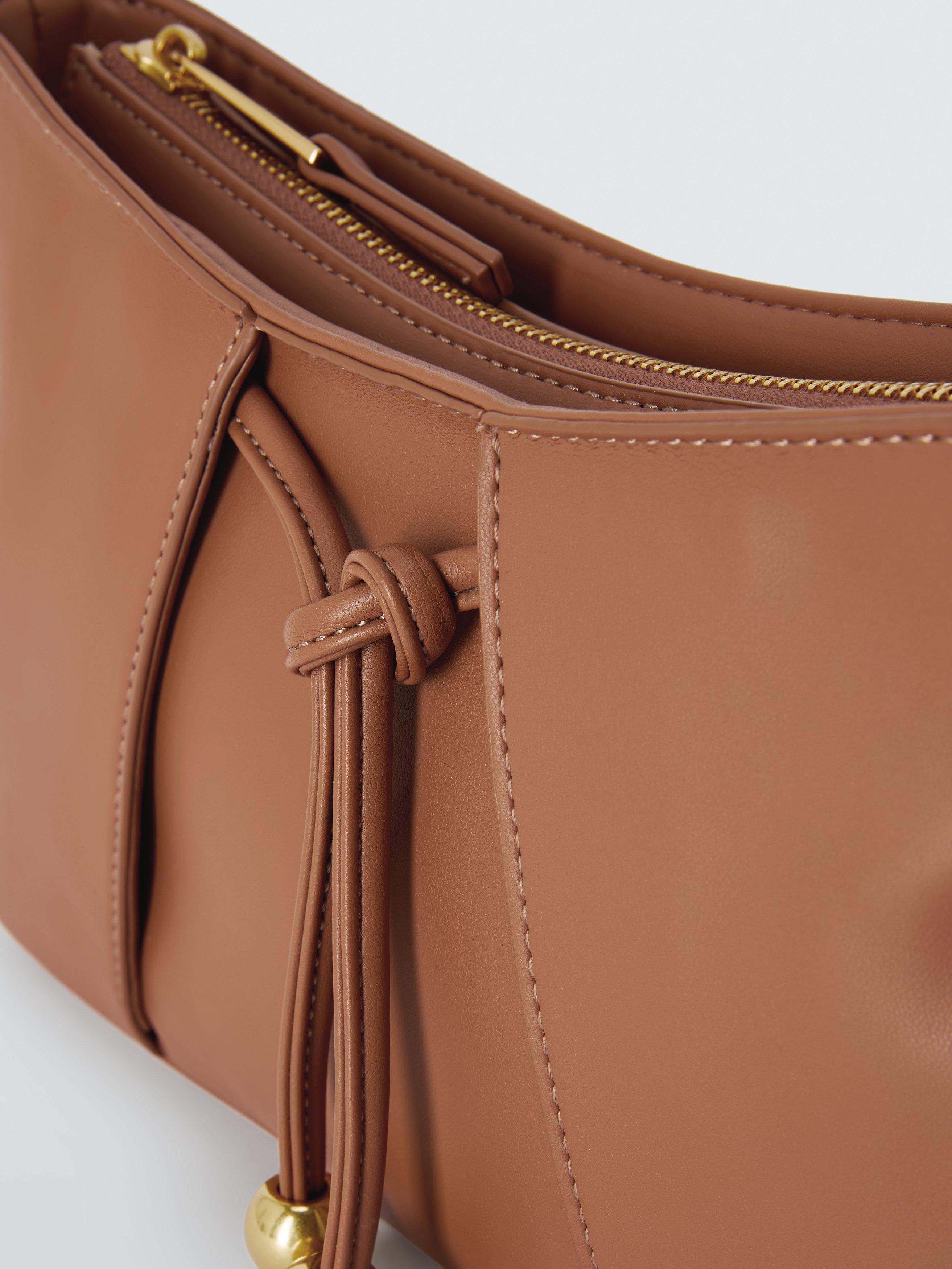 Product image 5 of 6, which shows John Lewis Juno Crossbody Bag, Tan
