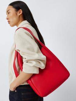 John Lewis North South Hobo Bag - view 2, Red