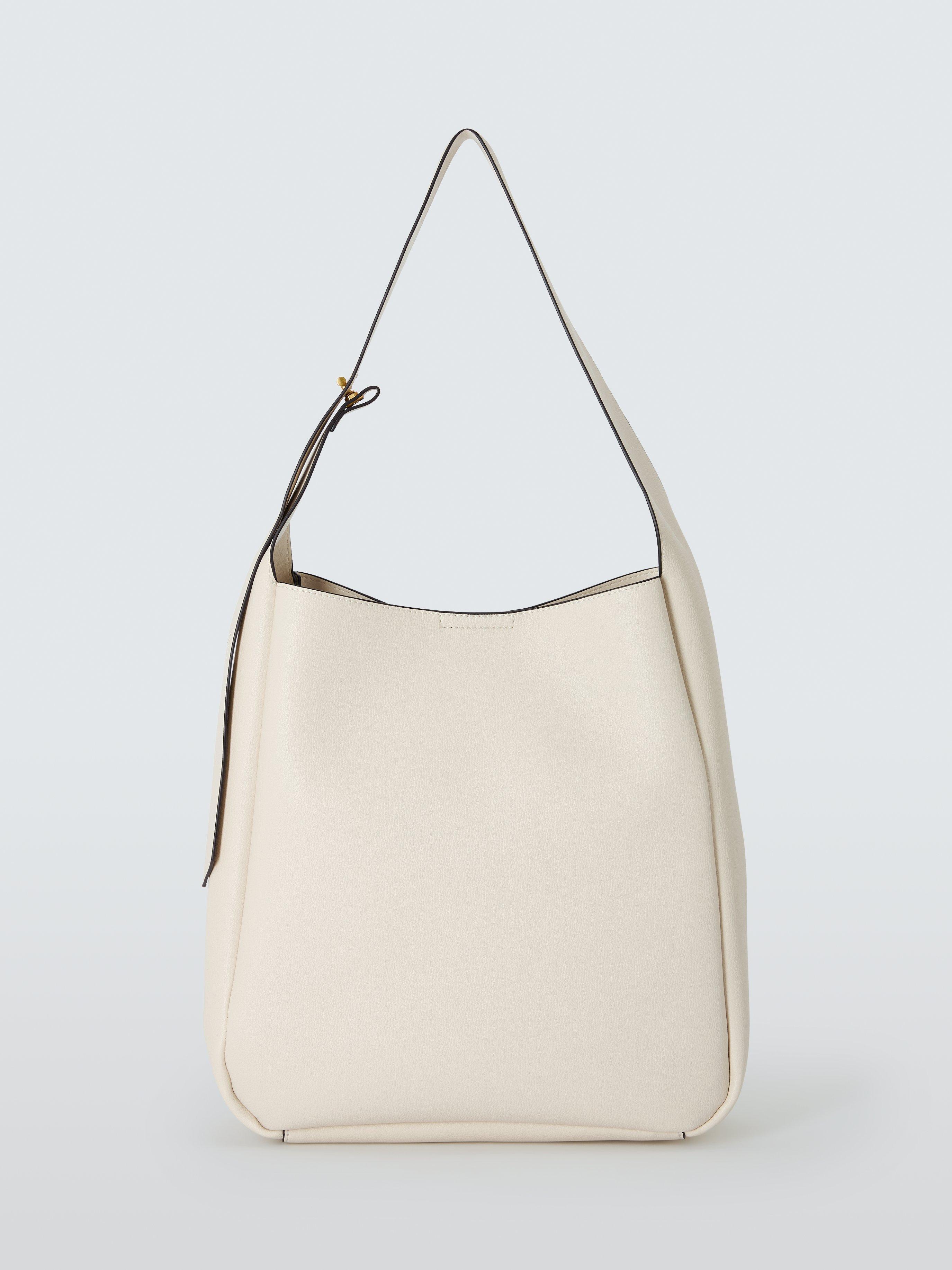 Product image 1 of 6, which shows John Lewis Hobo Bag, White
