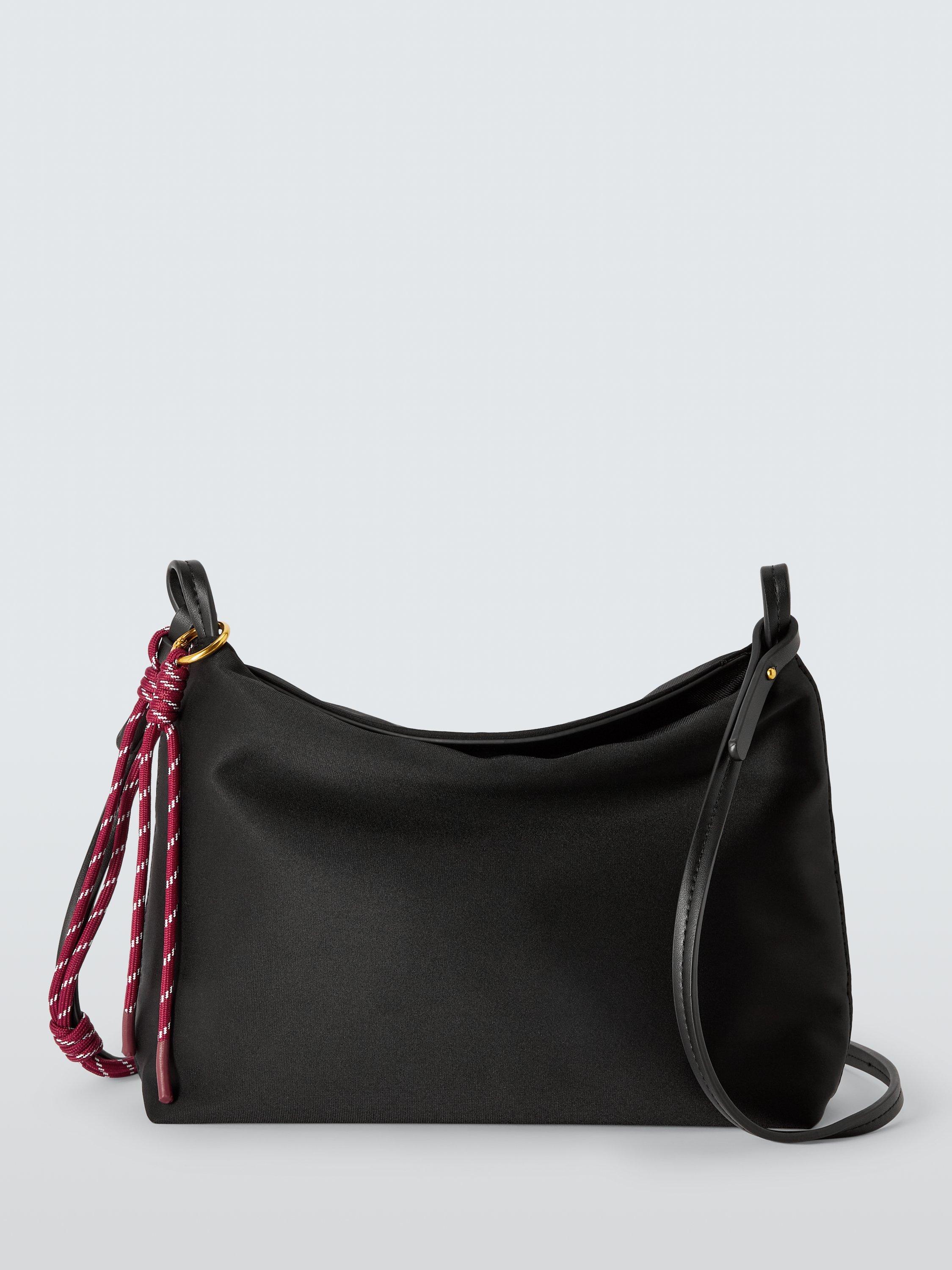 Product image 1 of 5, which shows John Lewis Sage Cross Body Bag, Black
