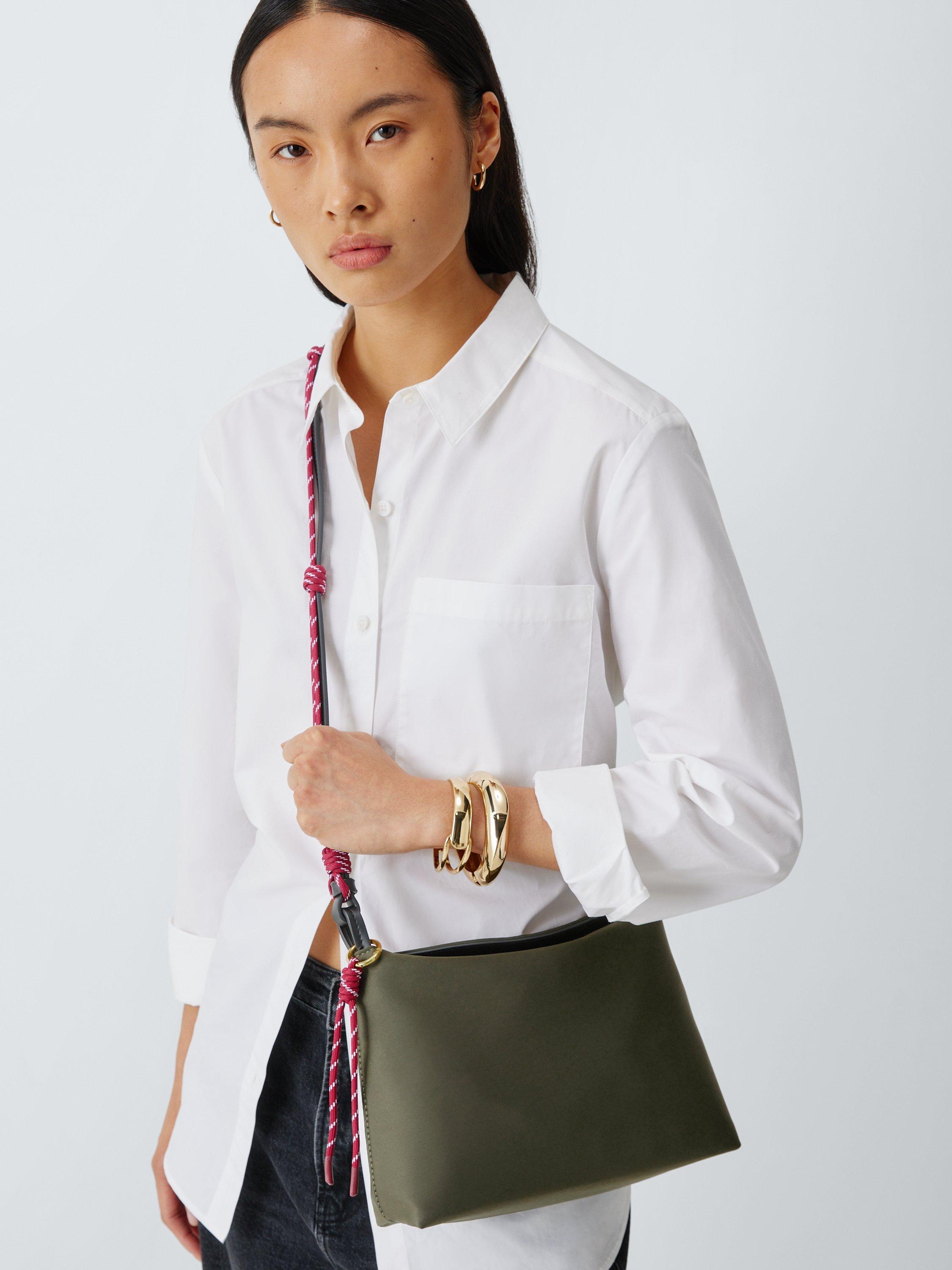 Product image 2 of 6, which shows John Lewis Crossbody Bag, Khaki