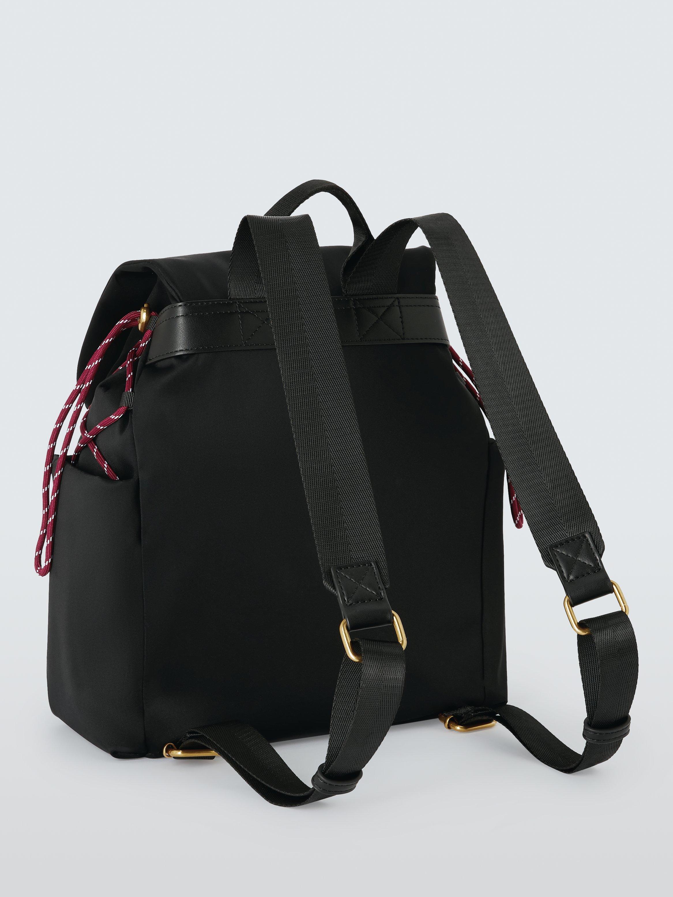 Product image 3 of 6, which shows John Lewis Sage Backpack, Black
