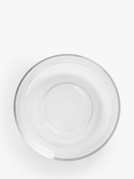 John Lewis Glass Serve Bowl, 22cm, Clear - view 2, Clear