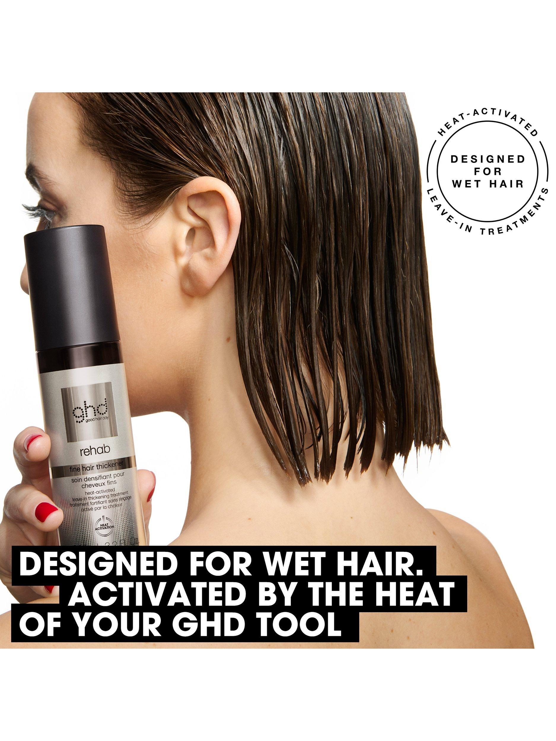 Product image 3 of 8, which shows ghd Rehab Fine Hair Thickener, 95ml