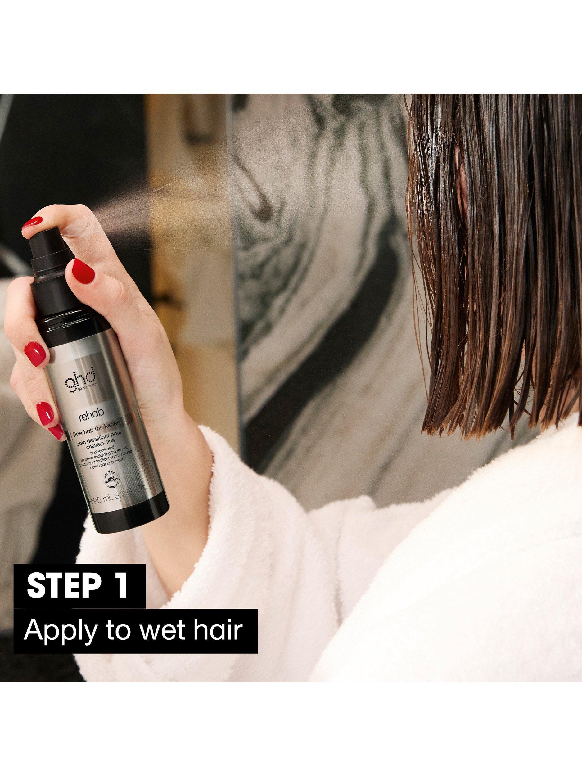 Product image 4 of 8, which shows ghd Rehab Fine Hair Thickener, 95ml