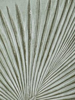 Kaemingk Axel Leaf Ceramic Effect Outdoor Planters, Set of 3, Natural - view 2, Green