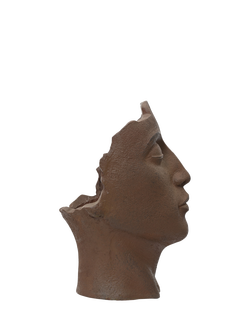 Kaemingk Reveur Face Outdoor Planter, Rust - view 2, Rust