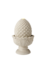 Kaemingk Artichoke Stone Effect LED Water Feature, White Natural