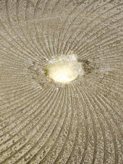 Kaemingk Etched Millstone Stone Effect LED Water Feature, Grey - view 2, Grey