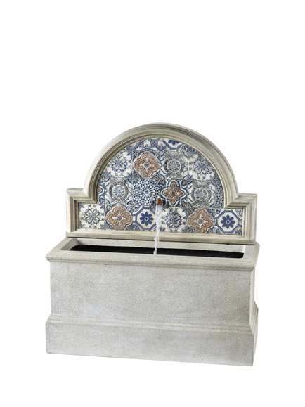 Kaemingk Turin Trough Mosaic Stone Effect Water Feature, Multi