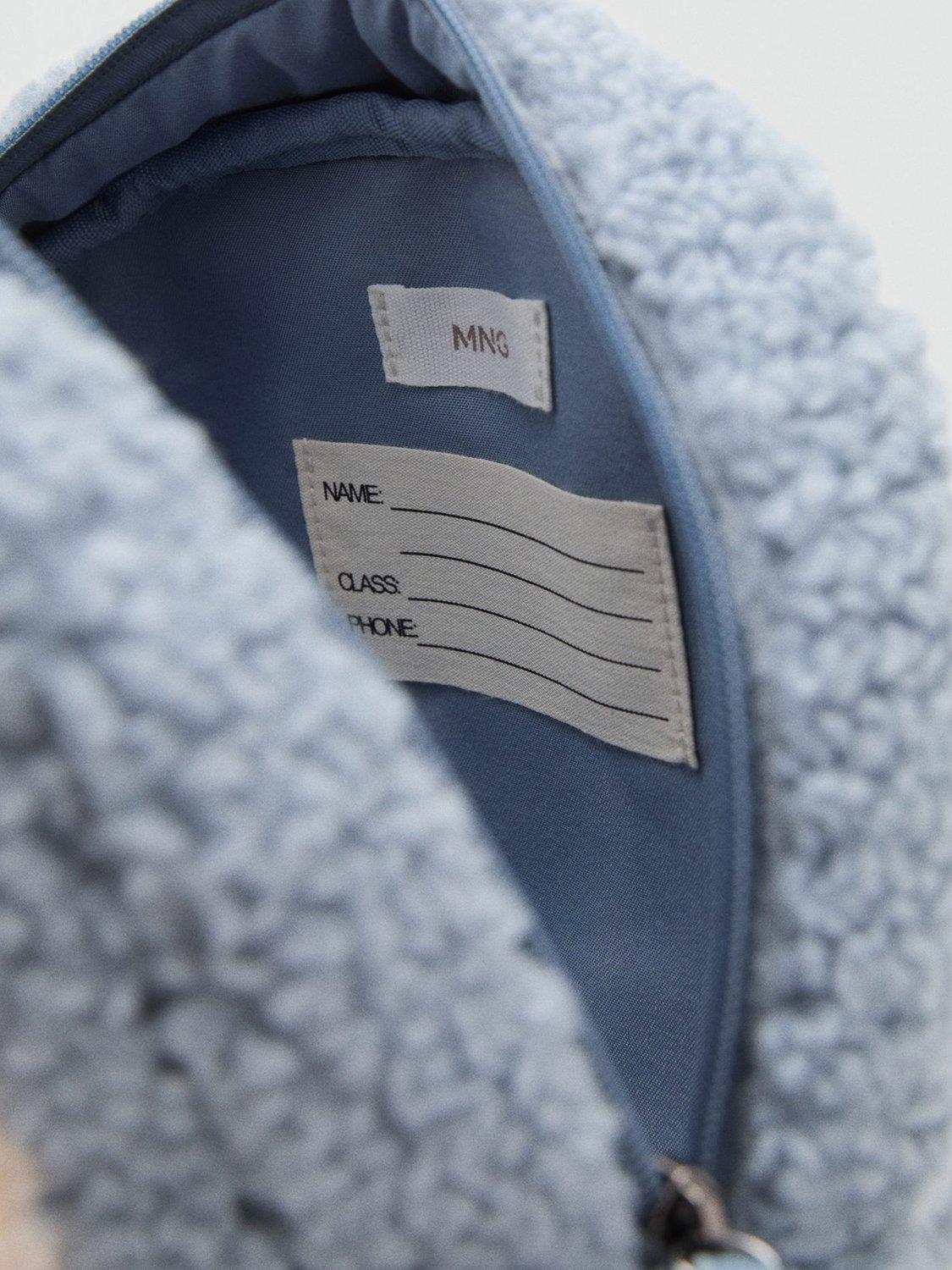 Product image 5 of 5, which shows Mango Kids' Pingu Penguin Backpack Bag, Pastel Blue