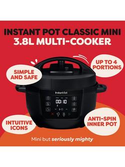 Instant Pot Classic Mini Multi Cooker, Black Pepper - view 2, Black Pepper