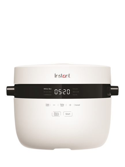 Instant Pot 12 Cup Rice Cooker & Steamer, White, White