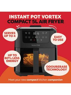 Instant Pot Vortex Compact 4-in-1 Air Fryer, 5L, Black - view 2, Black