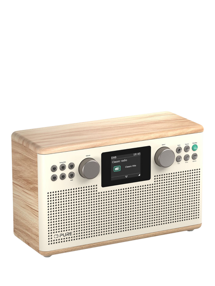 Pure Classic H6 DAB/DAB+/FM Stereo Bluetooth Radio, Oak - view 2, Oak