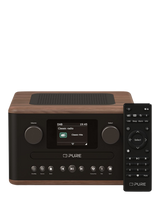 Pure Classic C-D4 DAB+/FM Bluetooth Compact All-In-One Music System, Walnut