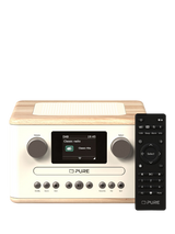 Pure Classic C-D4 DAB+/FM Bluetooth Compact All-In-One Music System, Oak
