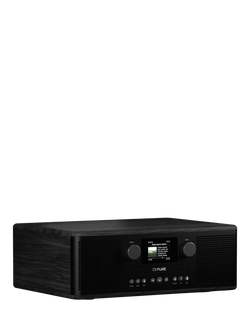 Pure Classic C-D6i DAB+/FM/Internet Bluetooth Stereo All-In-One Music System with Remote Control, Black - view 2, Black