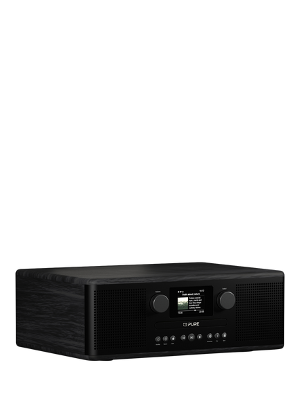 Pure Classic C-D6i DAB+/FM/Internet Bluetooth Stereo All-In-One Music System with Remote Control, Black - view 2, Black