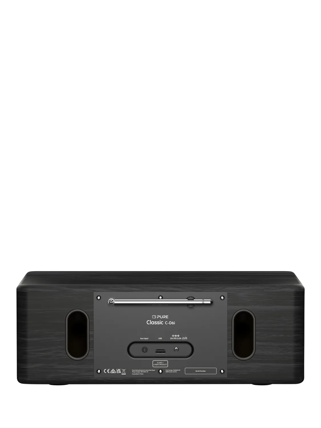 Pure Classic C-D6i Internetradio Mit CD-Player & Bluetooth 5.3 – WLAN, DAB+, FM, 30W Stereo-Sound, Farbdisplay