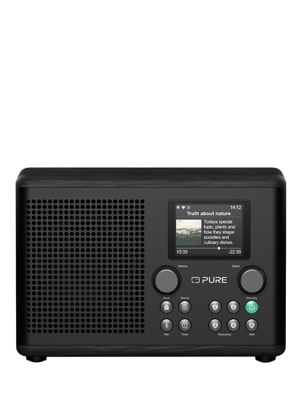 Pure Classic H4i DAB+/FM/Internet Bluetooth Radio, Black, Black