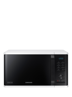 Samsung MS23K3515AW Freestanding Microwave with Auto Cook, 23L, White, White