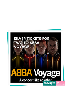 Buyagift ABBA Voyage Silver Tickets for 2 Gift Experience, Multi