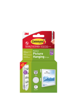 Command Damage-Free Removable Medium Picture Hanging Strips Mega Pack, 5kg, White