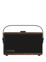 Pure Classic Aura Bluetooth Speaker with Lights, Walnut