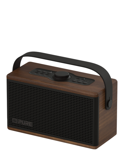 Pure Classic Aura Bluetooth Speaker with Lights, Walnut - view 2, Walnut