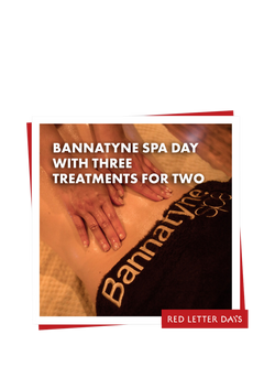 Red Letter Days Bannatyne Spa Day with 3 Treatments for 2 Gift Experience, Multi