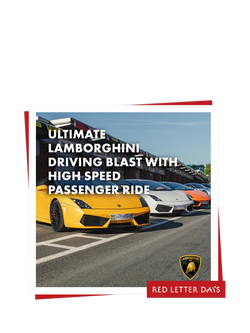 Red Letter Days Ultimate Lamborghini Driving & Passenger Ride Driving Gift Experience, Multi