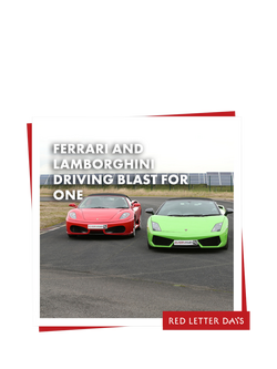 Red Letter Days Lamborghini & Ferrari Driving Gift Experience, Multi