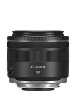 Canon RF 35mm f/1.8 IS Macro STM Lens, Black, Black