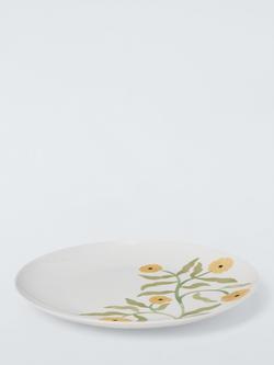 John Lewis x Anine Cecilie Iversen Fine China Dinner Plate, 26.7cm, White/Multi - view 2, Multi
