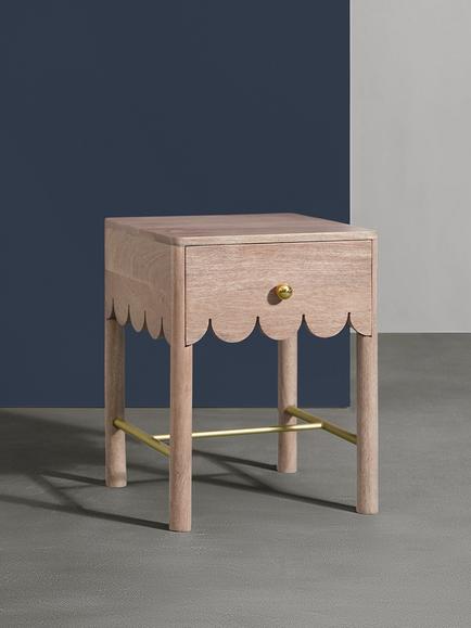 Swoon Lula 1 Drawer Bedside Table, Natural Oak - view 2, Oak Stain