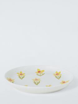 John Lewis Daffodil Fine China Small Plates, Set of 4, 15cm, Yellow - view 2, Multi