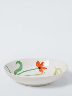 John Lewis x Anine Cecilie Iversen Fine China Pasta Bowl, 23.5cm, White/Multi, Multi