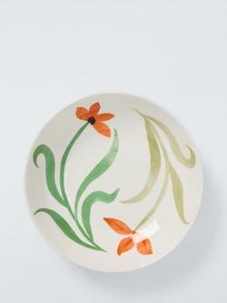 John Lewis x Anine Cecilie Iversen Fine China Pasta Bowl, 23.5cm, White/Multi - view 2, Multi