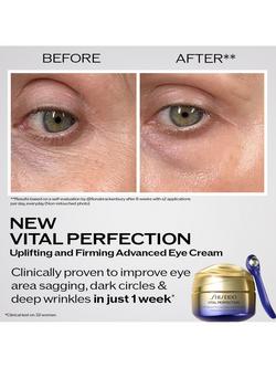 Shiseido Vital Perfection Uplifting and Firming Eye Cream, 15ml - view 2, 