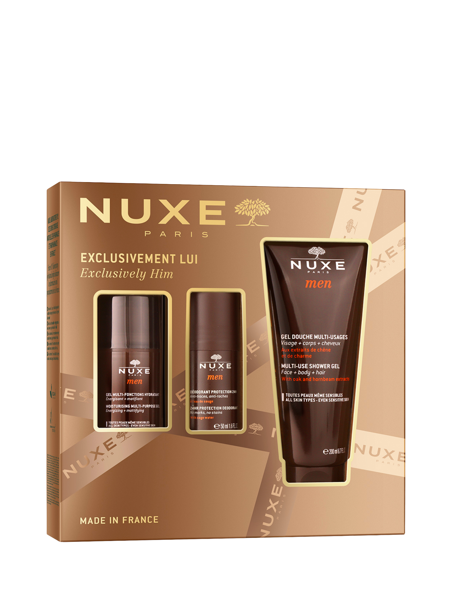 Product image 1 of 2, which shows NUXE Exclusively Him Bodycare Gift Set
