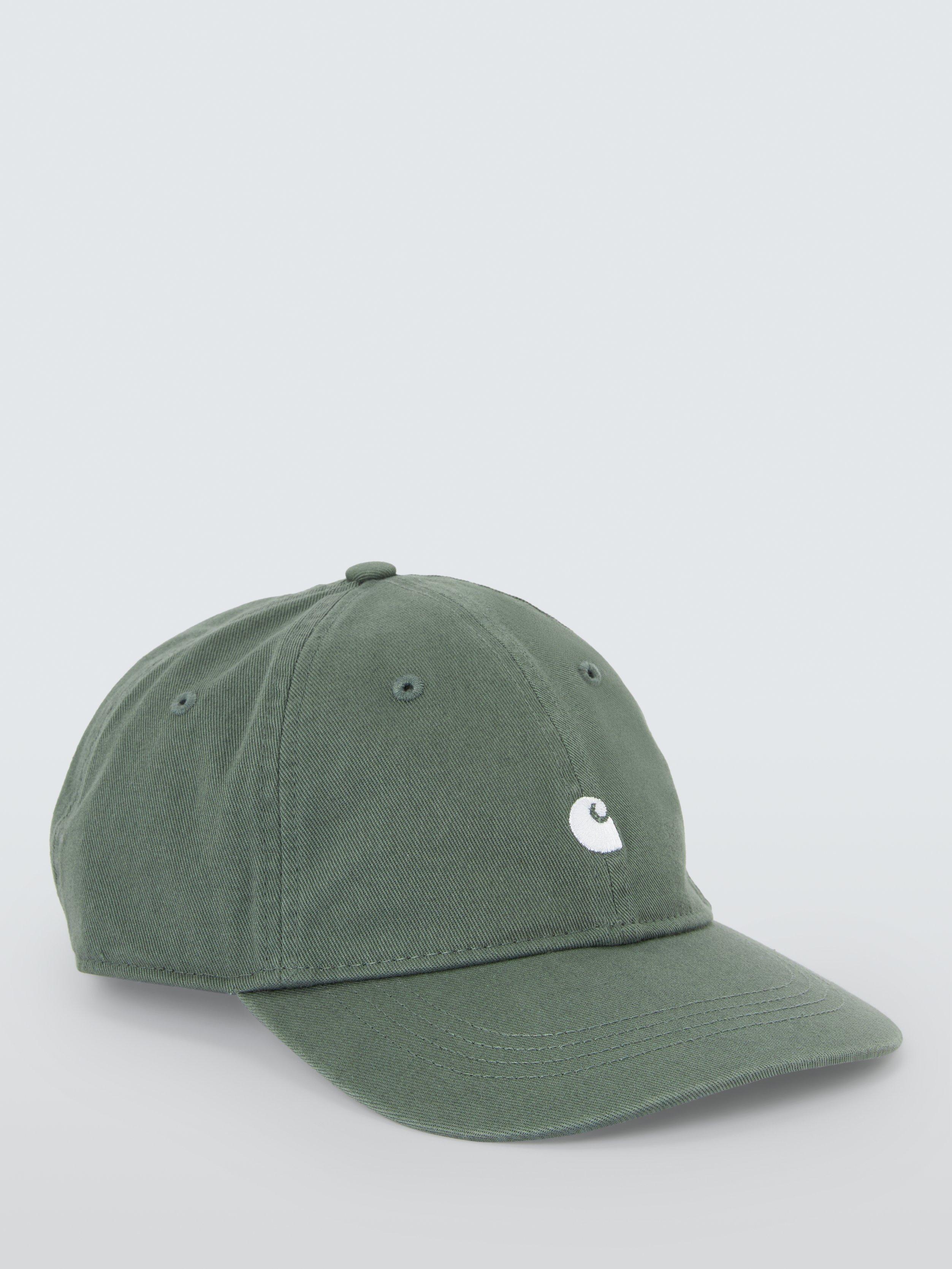 Product image 1 of 2, which shows Carhartt WIP Cotton Madison Logo Baseball Cap, Green