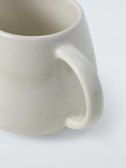 John Lewis Pastel Stoneware Mug, 380ml, Green - view 2, Green