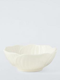 John Lewis Hand Painted Flower Stoneware Bowl, 12cm, White/Yellow, Yellow
