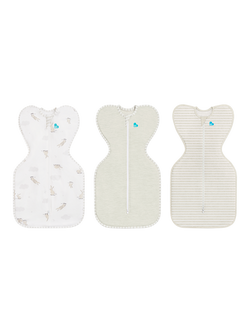 Love to Dream Swaddle Up Baby Sleeping Bag, 1.0 Tog, Pack of 3, Sand, Sand