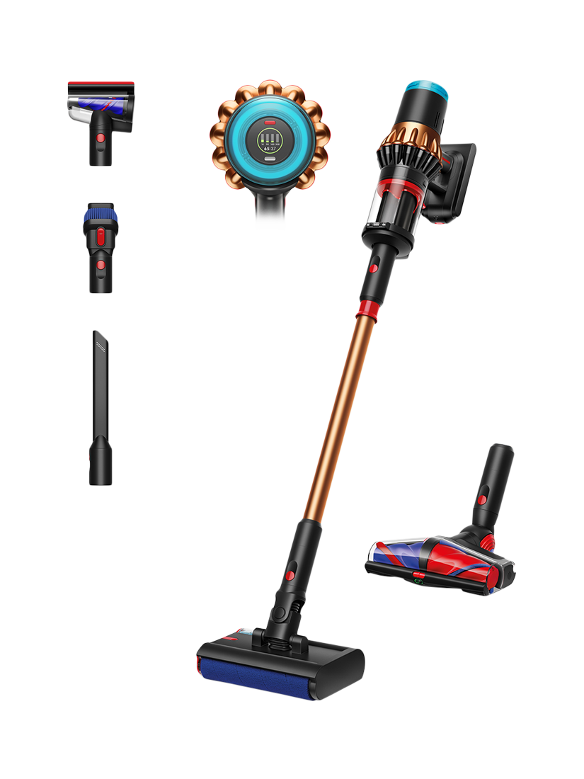a Dyson V16 Piston Animal Submarine™ Cordless Vacuum Cleaner on a grey background