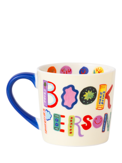 Eleanor Bowmer Book Person New Bone China Mug, 300ml - view 2, Multi Multi