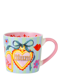 Eleanor Bowmer Mum Charm New Bone China Mug, 300ml, Multi Multi
