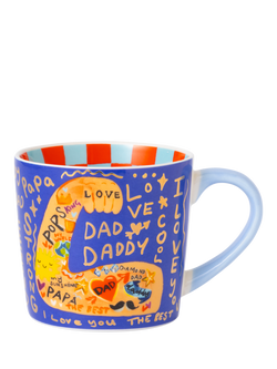 Eleanor Bowmer Strong Dad New Bone China Mug, 300ml, Multi Multi